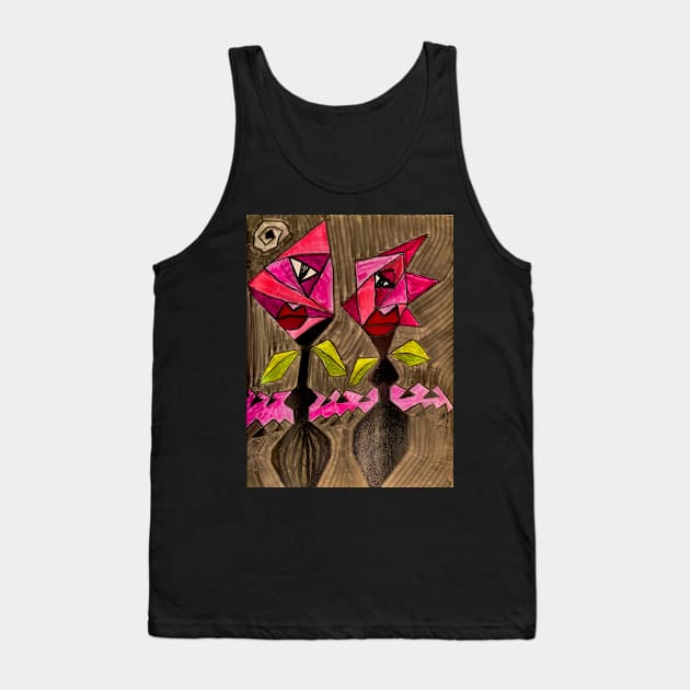 Personality With A Hint Of Boobs Tank Top by Sarah Curtiss